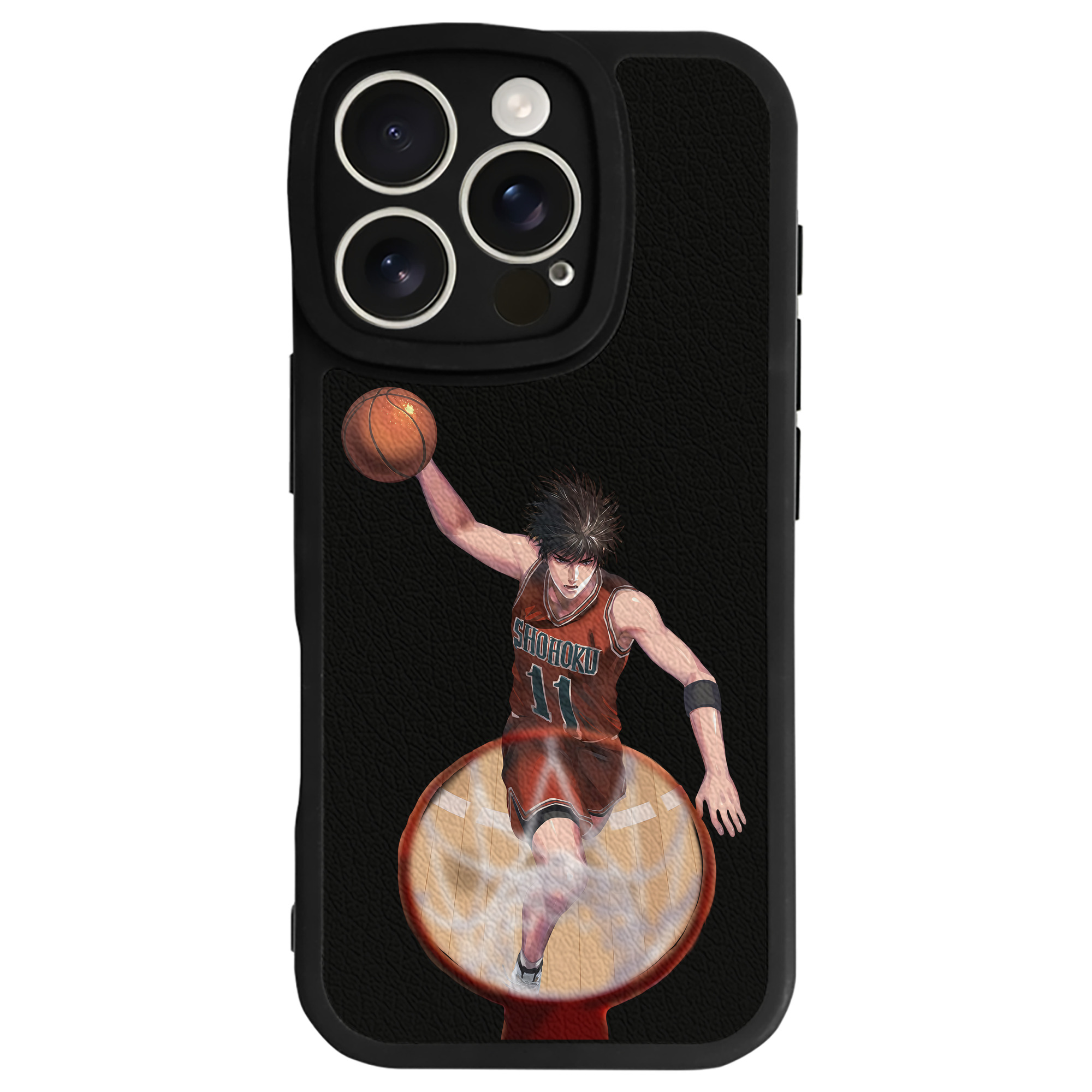 （画像用） SLAM DUNK／スラムダンク 【iPhone 16シリーズ対応】シリコンスマホケース（レザー調） 材質：シリコン